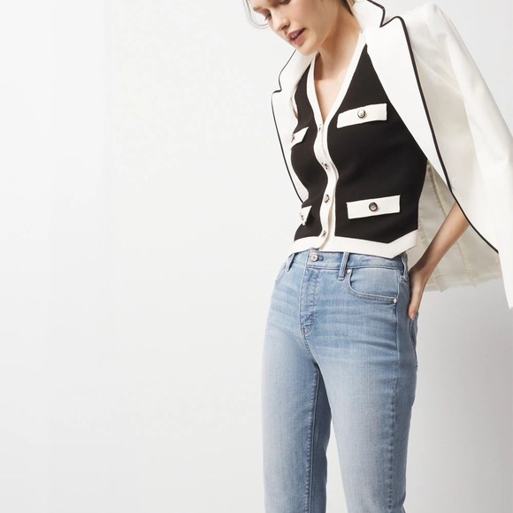 NWOT WHBM $99 Colorblock Sweater Vest - Picture 5 of 8